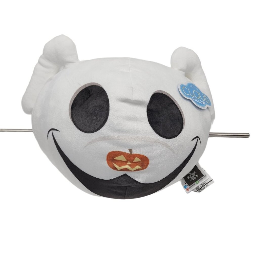 Tim Burtons The Nightmare Before Christmas Travel Cloud Pillow With Pumpkin Face